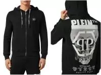 philipp plein survetement  hoodie coton plein qp skull